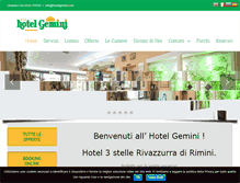 Tablet Screenshot of hotelgemini.com